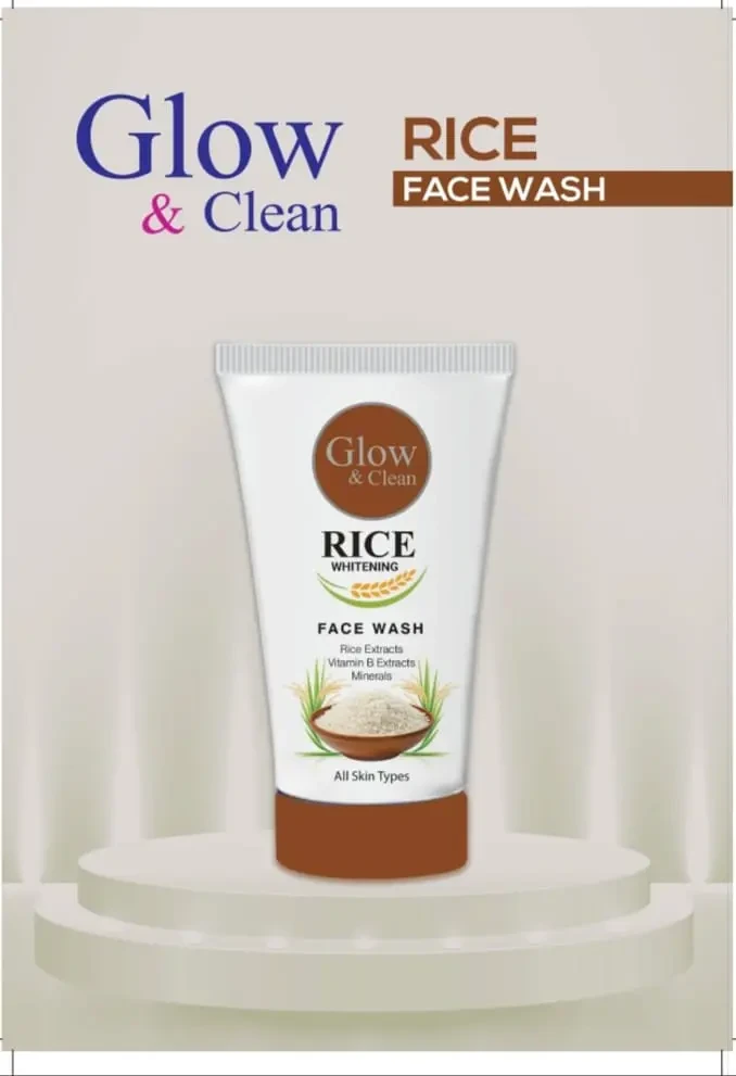 Glow And Clean Face-Wash Rice Whitening 120ML