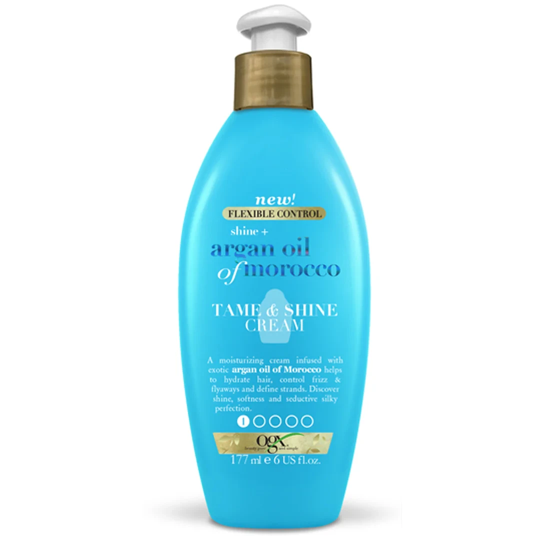 Ogx Hair Cream Argan Oil Of Morocco Team And Shine 177ML