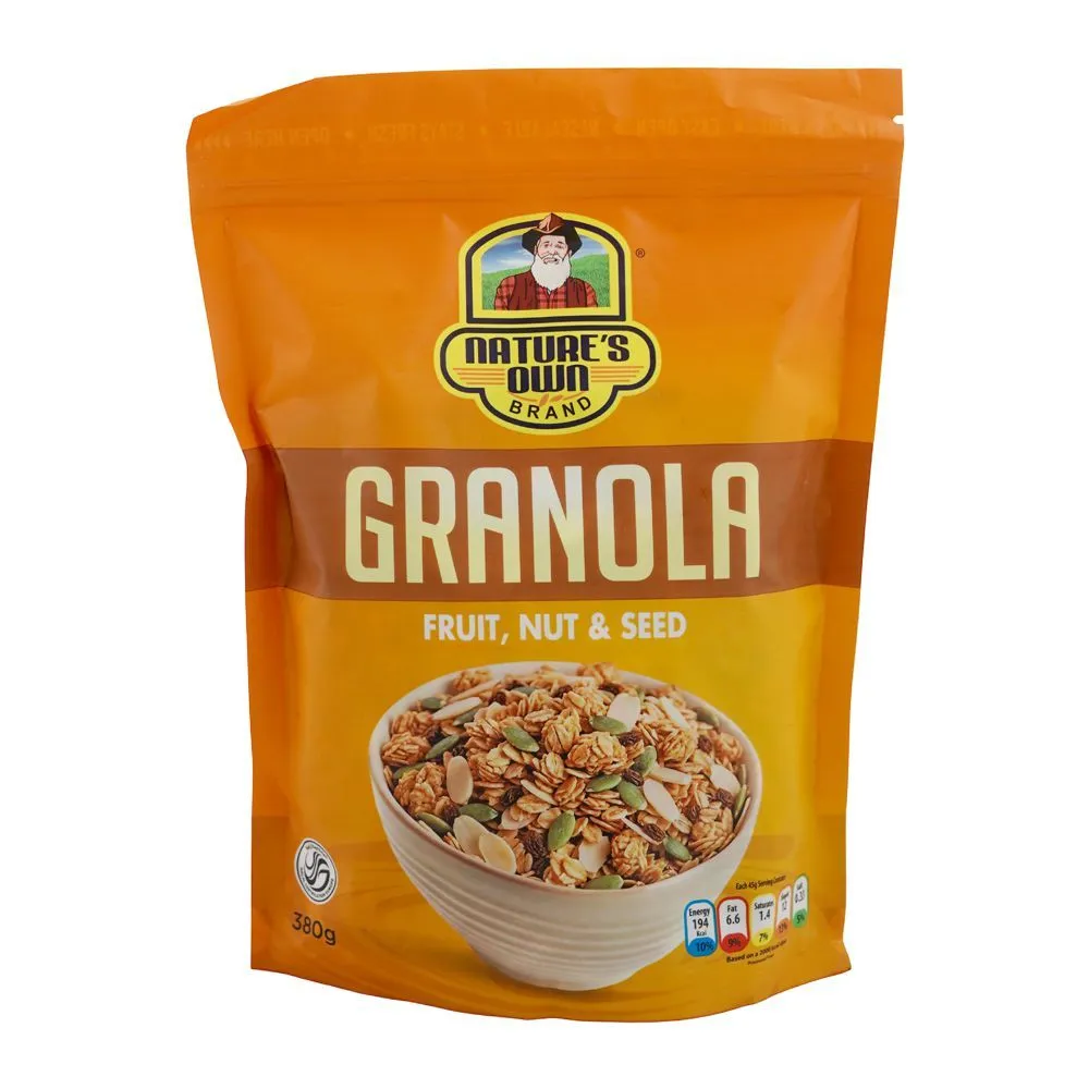 Nature's Own Granola Fuit Nuts And Seed 380G