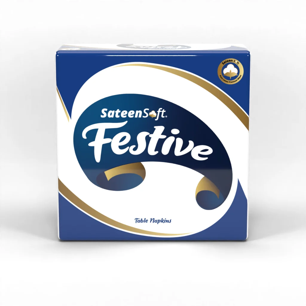 Sateen Soft Tissue Festive Table Napkins