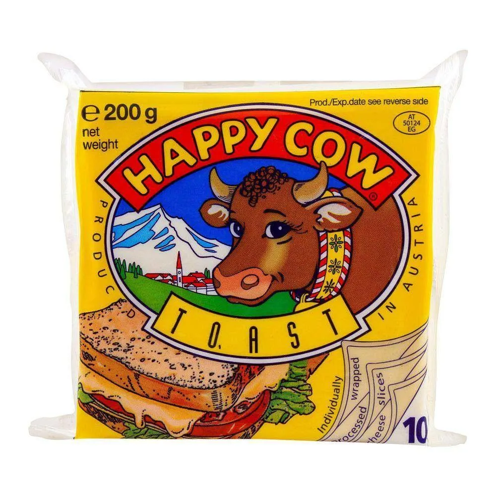 Happy Cow Cheese Slices Toast 200G