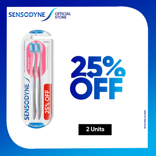 Sensodyne Toothbrush Twin Pack Gum Care Soft