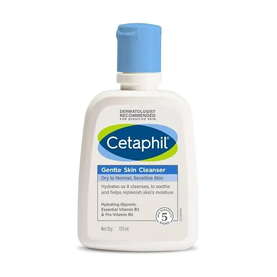 Cetaphil Face Cleanser Gentle Skin Dry To Normal -Sensitive Skin 125ML