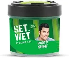 Set Wet Gel Jar Green Party Shine 250G