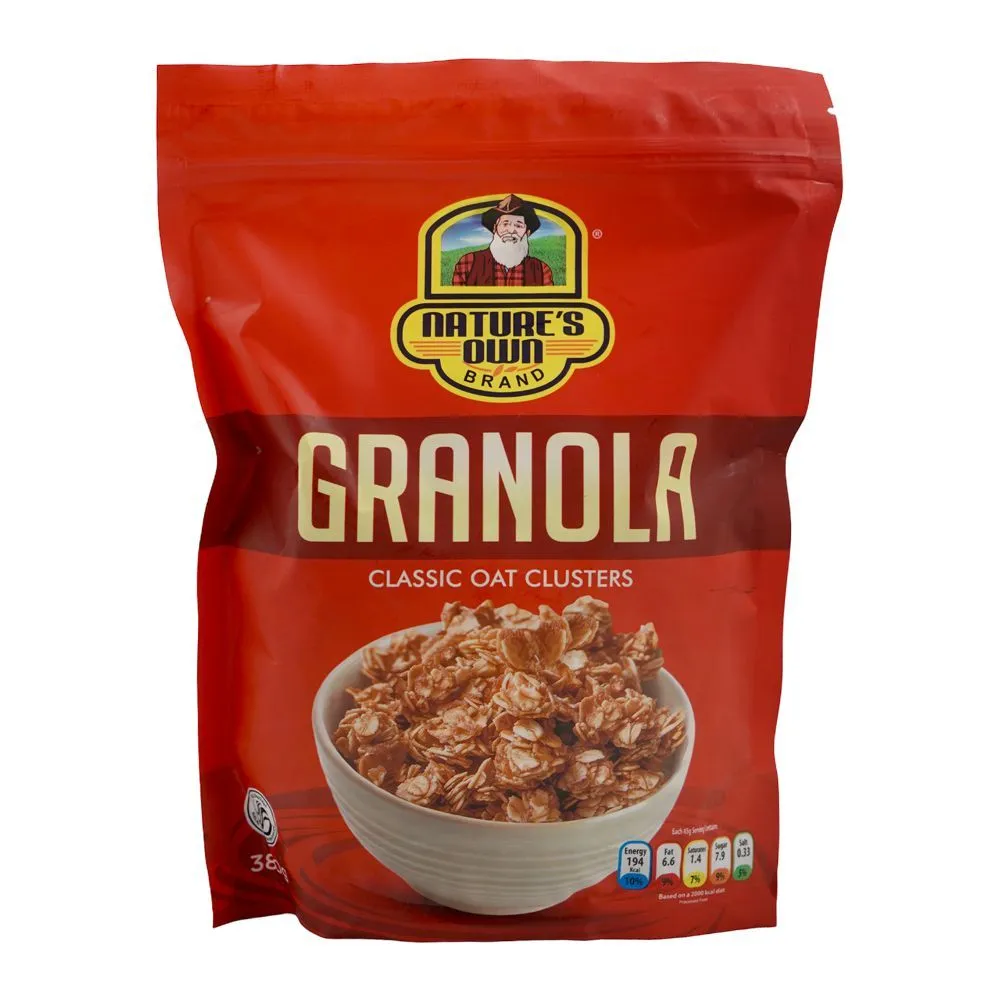 Nature's Own Granola Classic Oat Clusters 380G