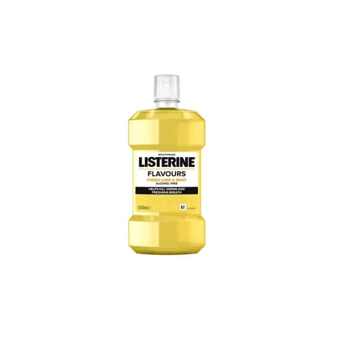 Listerine MouthWash Fresh Lime And Mint 500Ml