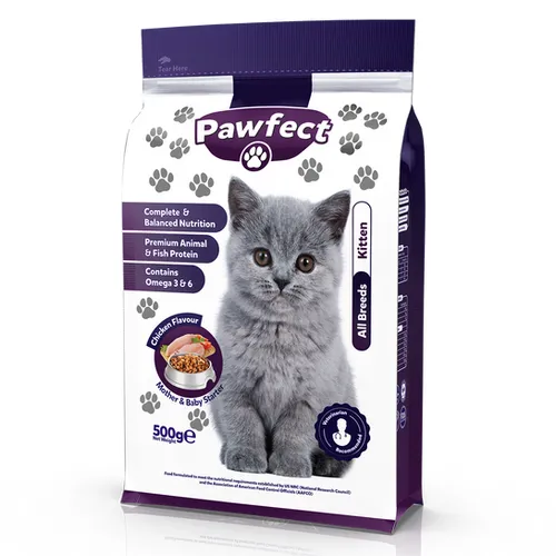 Pawfect Cat Food Kitten 500G