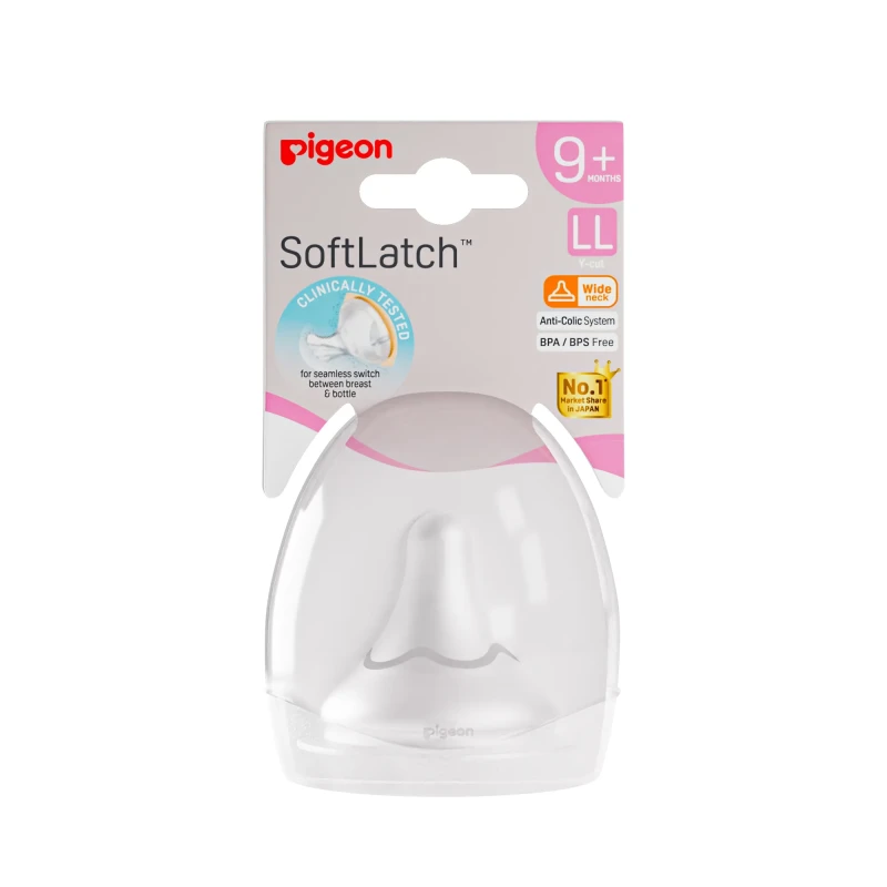 Pigeon Nipple Wide Neck 9+ 1S Single Pc