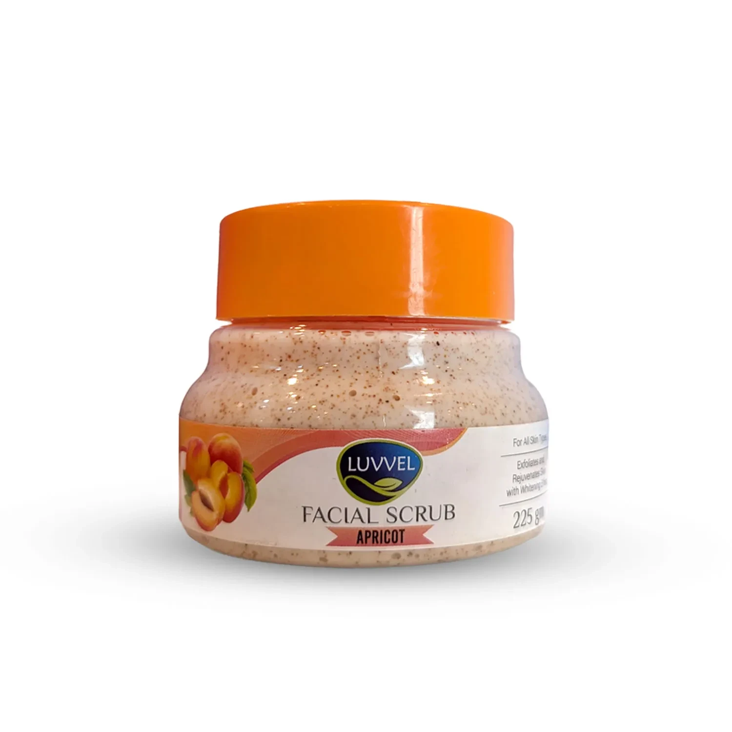 Luvvel Face Scrub Jar Apricot 225G