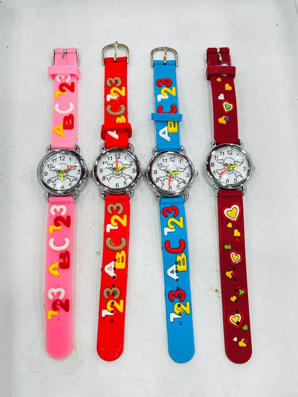 Kids Watch For Girls Mini Abcd 1234 Rabar Strip