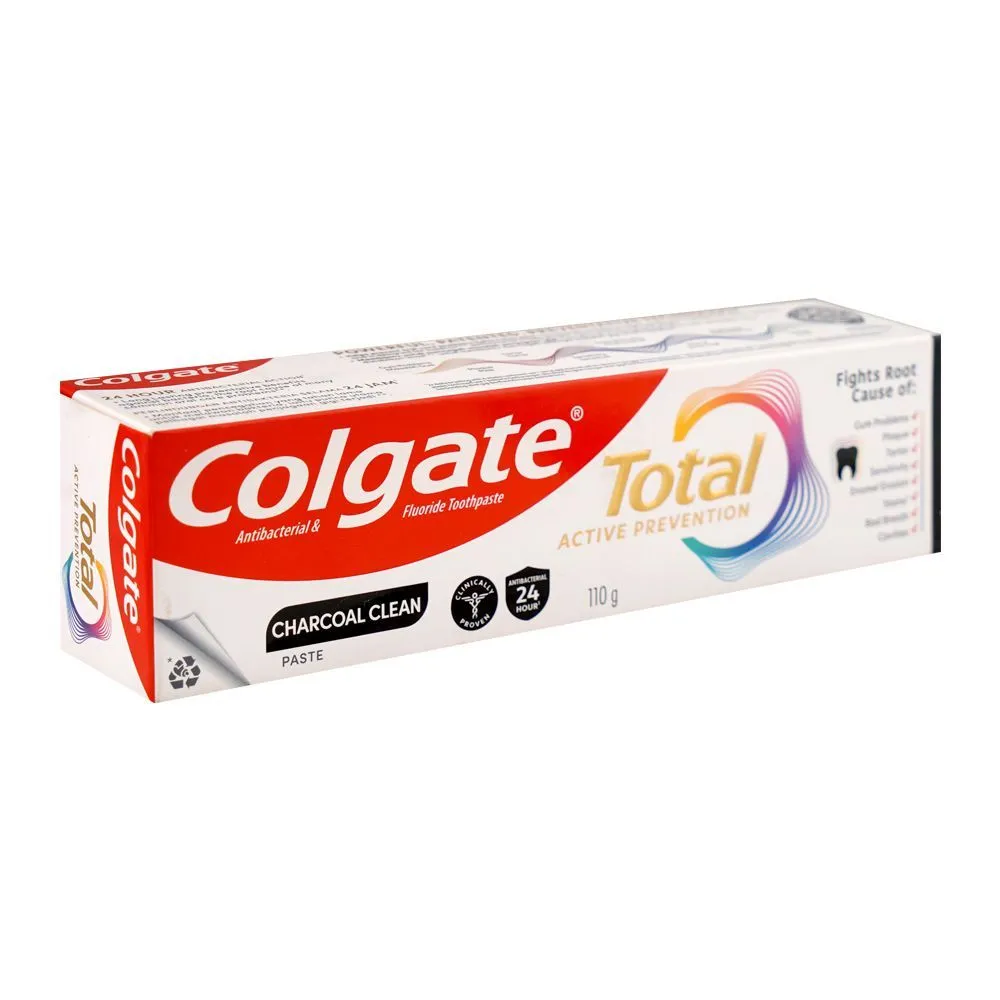 Colgate Toothpaste Total Active Prevention Charcoal Cleaning 110G