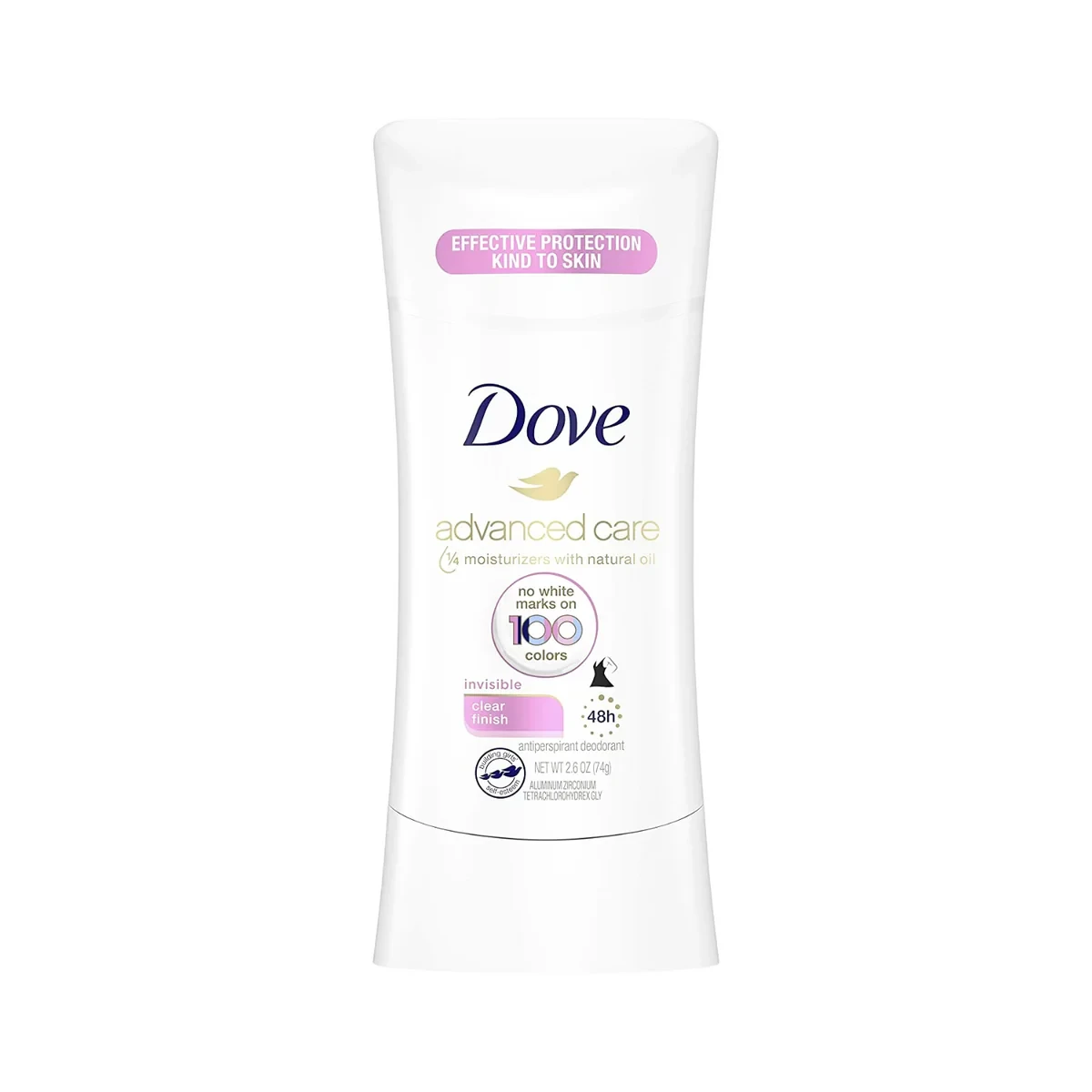Dove Deodorant Stick Ladies Clear Finish 74G