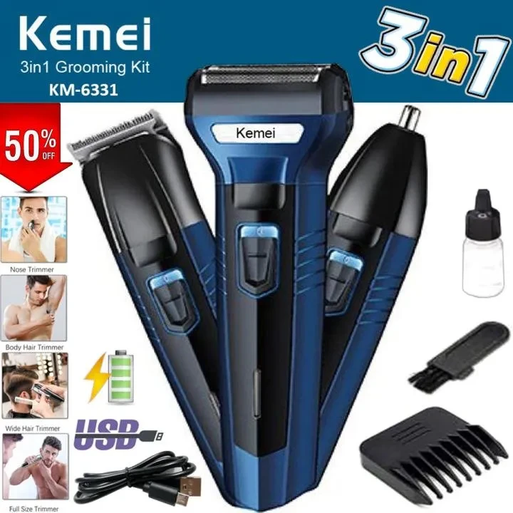 Kemei 3In1 Shaver Original Km-6331