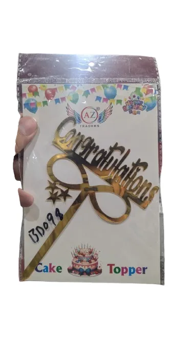 Party Celebration Congratulations cake Topper