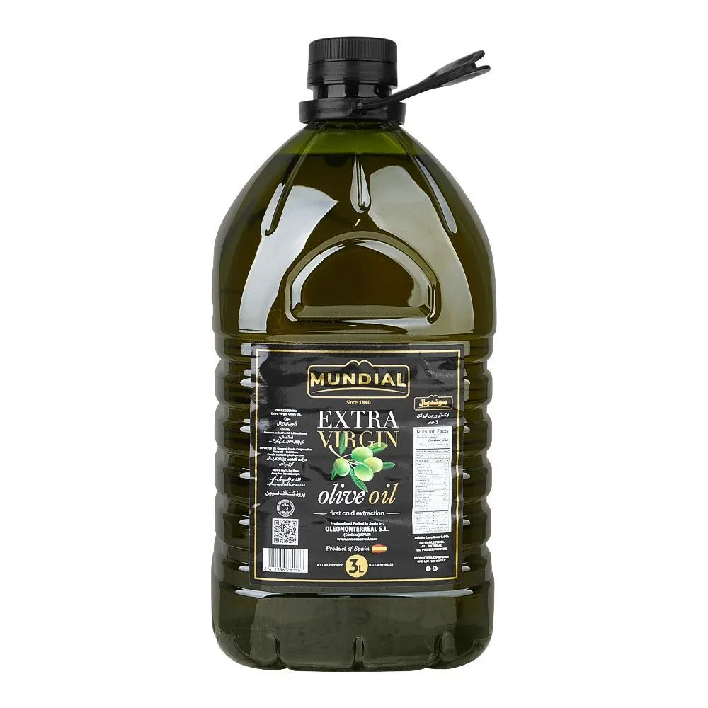Mundial Olive Oil Extra Virgin Bottle 3 Litre