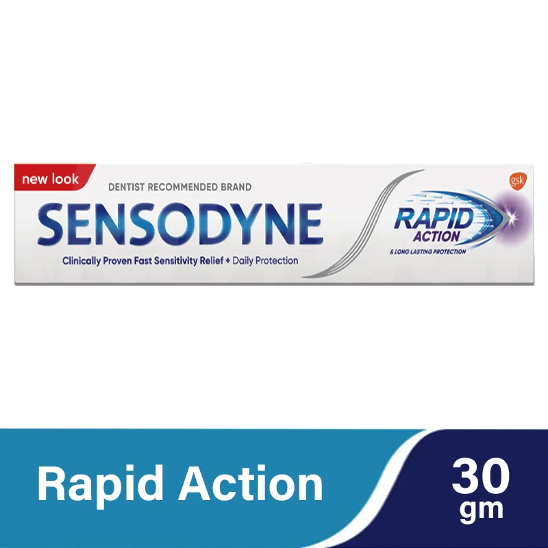 Sensodyne ToothPaste Rapid Action Pk 30G