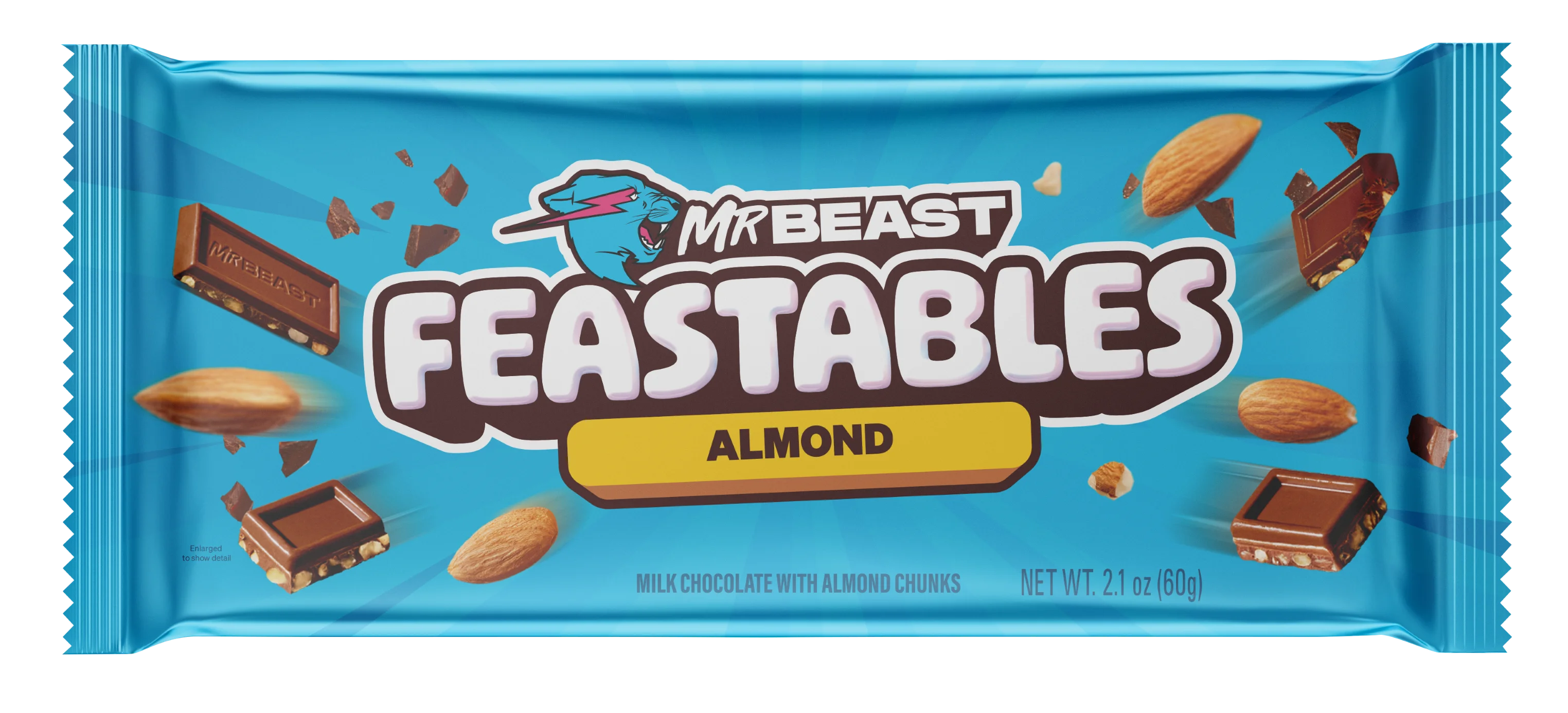 Mr Beast Chocolate Feastables Almond 60G