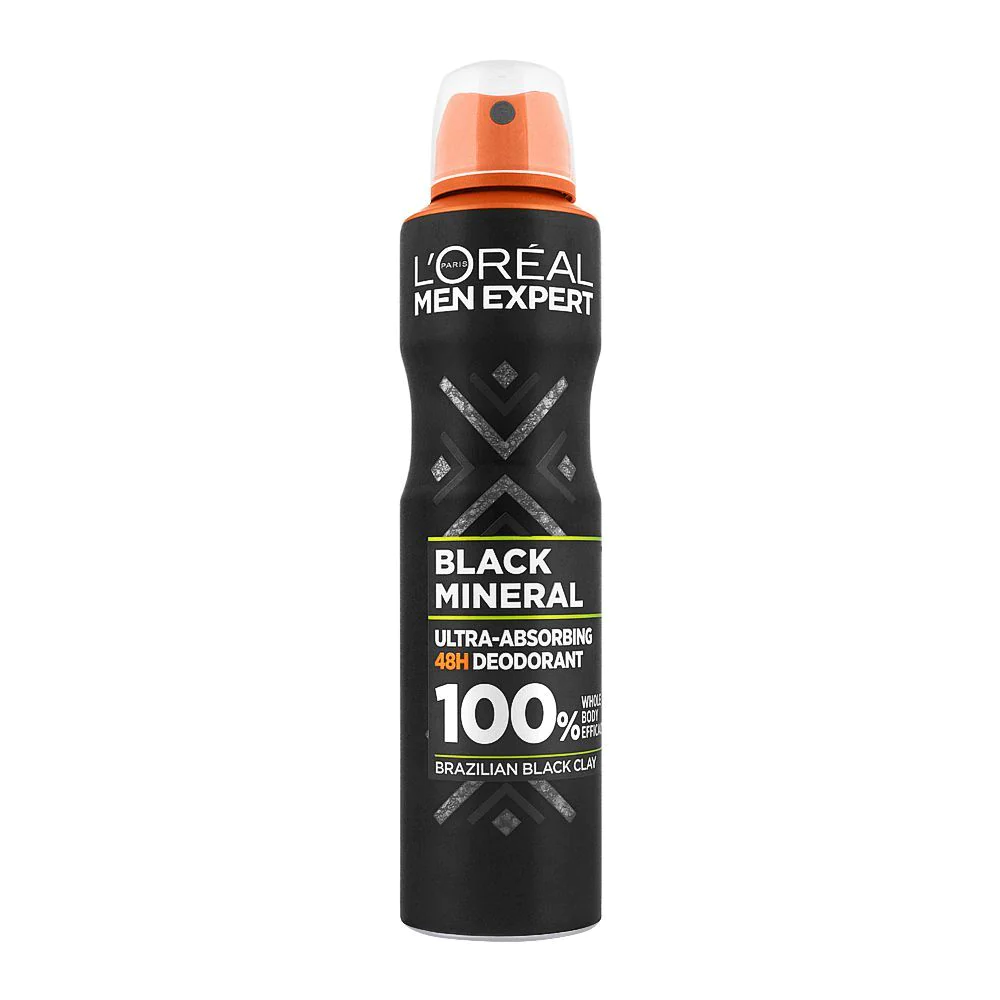 Loreal Body Wash Men Expert Black Mineral 250Ml