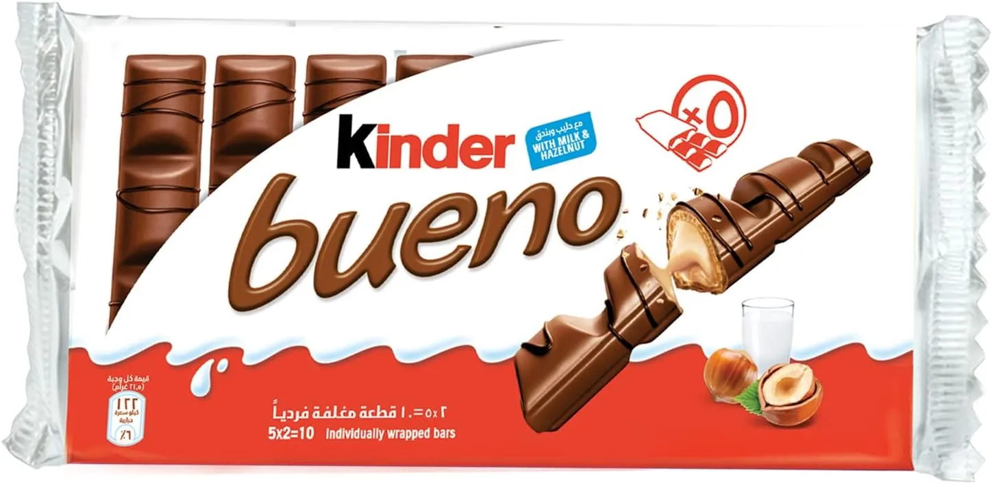 Kinder Bueno Chocolate T10 Packout 215G