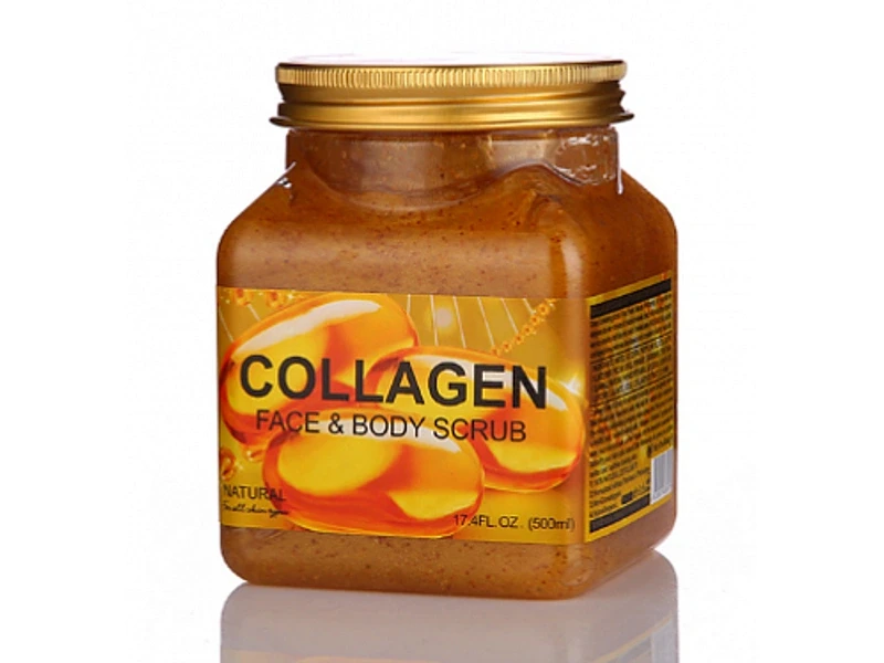 Wokali Face And Body Scrub Gold Wkl 620 350ML