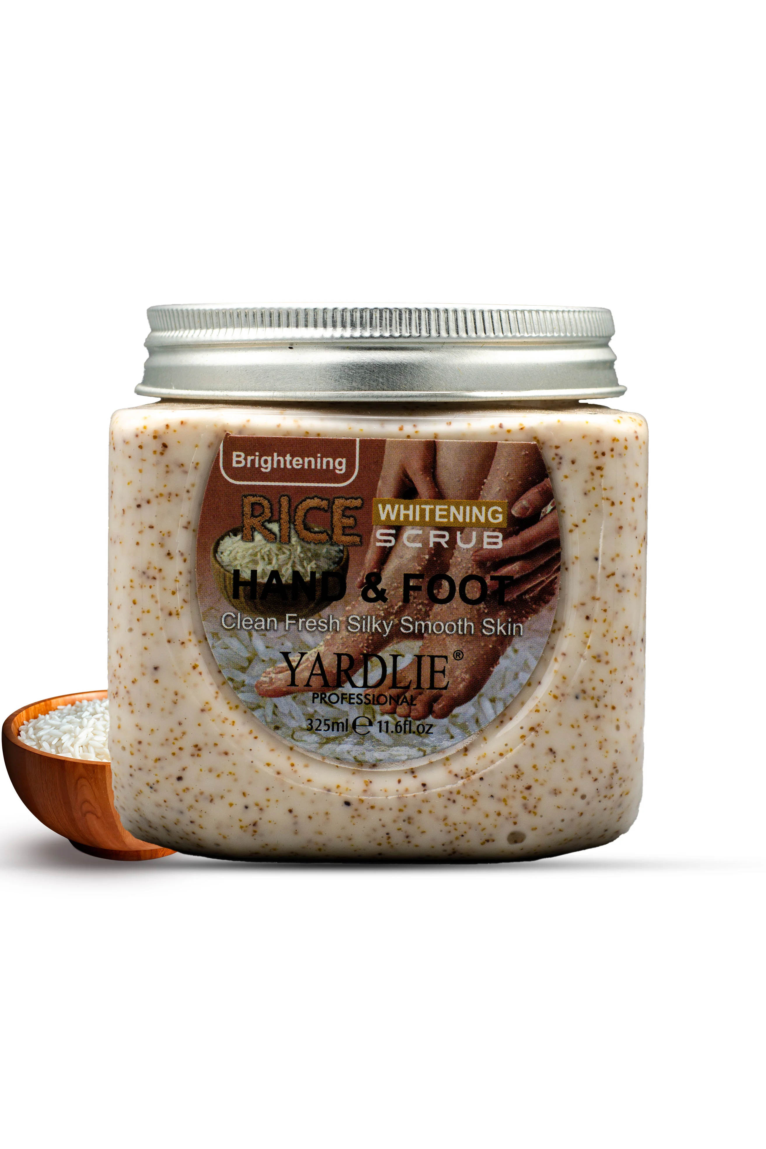 Yardlie Scrub Hand And Foot Rice 325ML