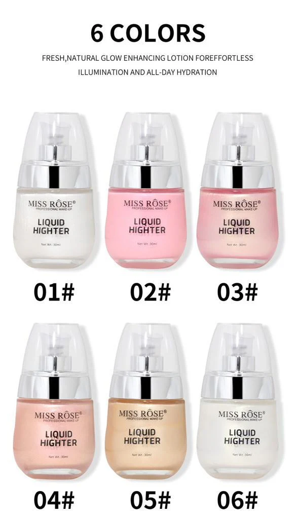 Miss Rose Liquid Highlighter 30ML 7601-136M3 03