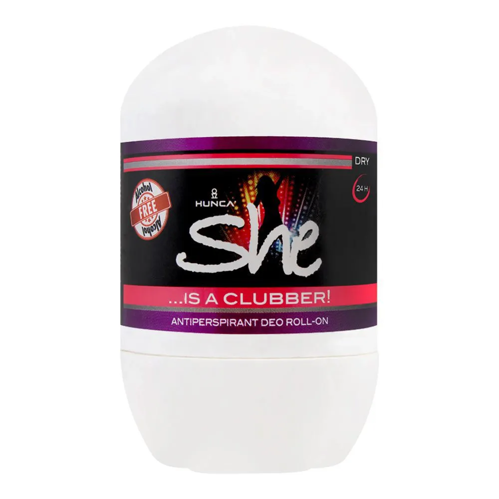 Hunca She Deodorant Roll She Is Clubber 50ML