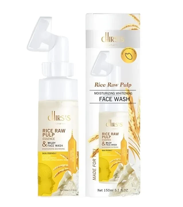 4Me Face Wash Foaming Brush Rice Raw Pulp 150ML