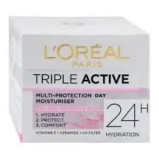 Loreal Cream Tripple Active 24H Day Dry And Sensitive 50ML