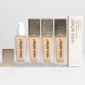 Miss Rose Foundation 7601-153 Gilded Cuboid Silky Beige 1 30ML
