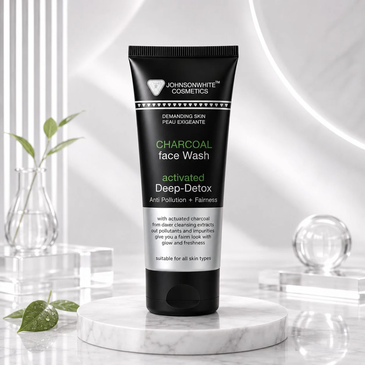 Johnson White Cosmetics Face Wash Charcoal 100ML
