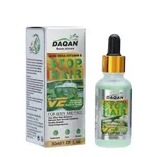 Daqan Beauty Skin Care Stop Hair Oil For Face And Body Aloe Vera+Vitamin C 30ML