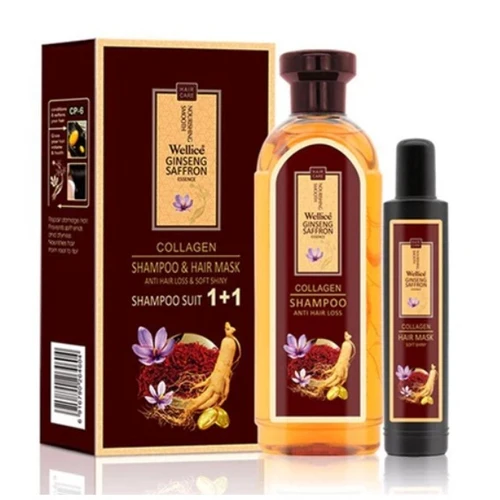 Wellice Shampoo Ginseng Saffron Collagen B124-11A 420G