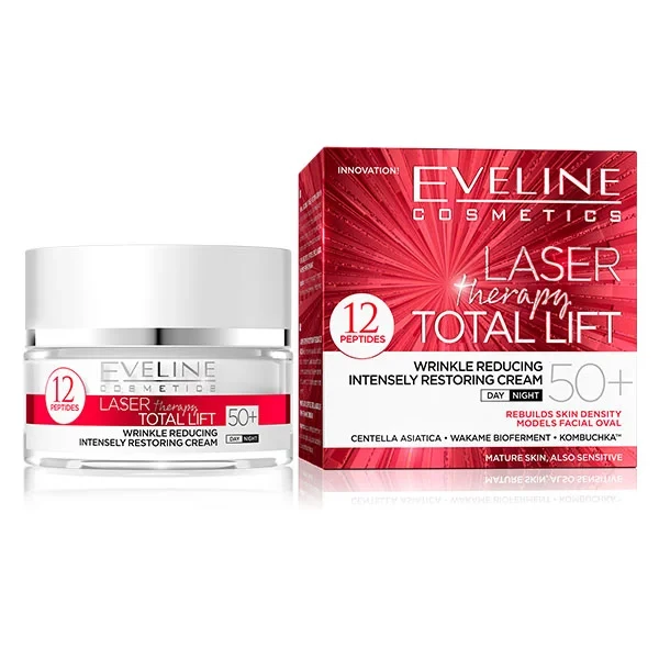 Eveline Sunblock Laser Total Lift 50+D+N 50ML
