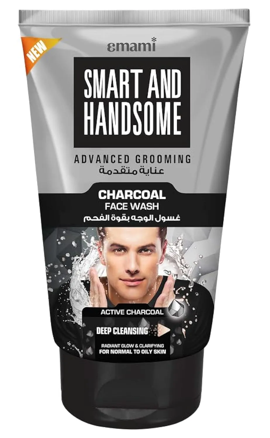 Emani Smart And Handsome Face Wash Activited Charcoal 50G