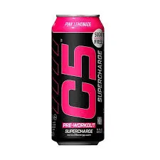 C5 Pre-Workout Supercharge Energy Drink Pink Lemanade 473ML
