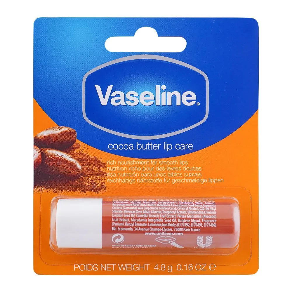 Vaseline Lip Balm Cocoa Butter 4.8G