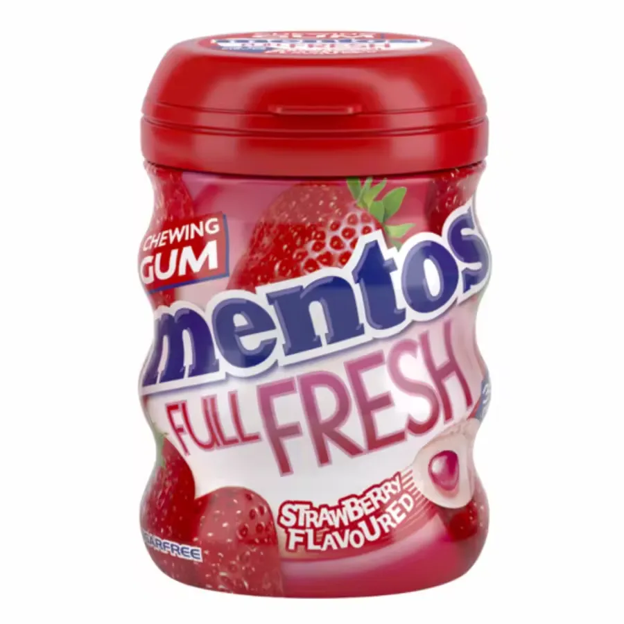 Mentos Gum Jar Pure Fresh Strawberry 61.25G