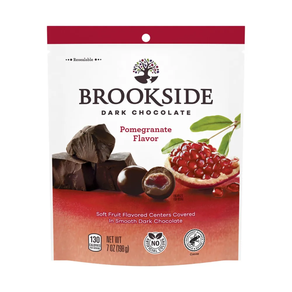 Hersheys Brookside Chocolate Dark Pomegranate 198GM