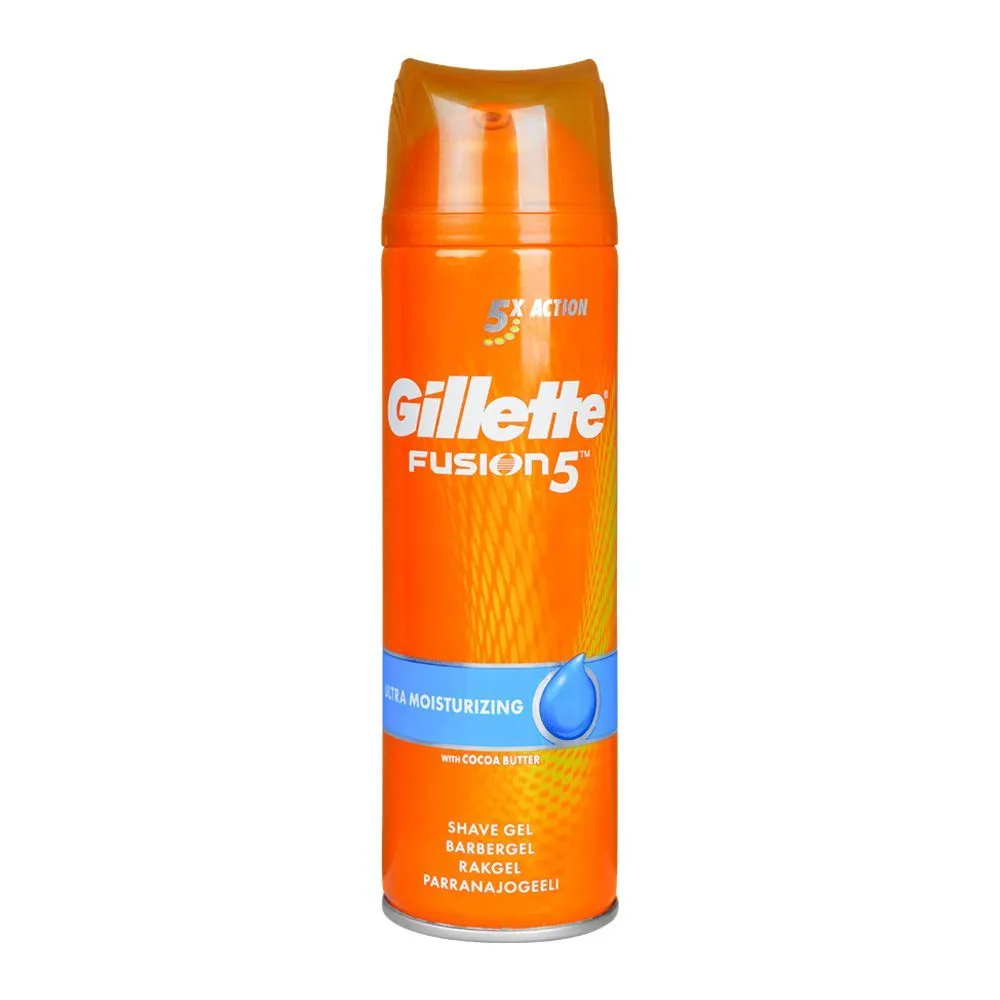 Gillette Shaving Gel Fusion 5 Moisturising With Cocoa Butter 200ML