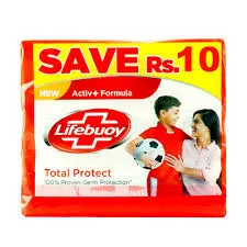 Lifebuoy Soap Trio Pack Total Protect 125G