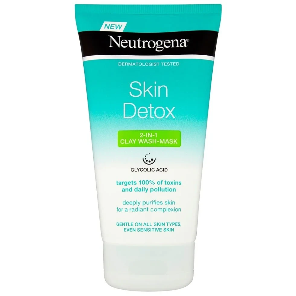 Neutrogena Face Wash Skin Detox Clay 2In1 150ML