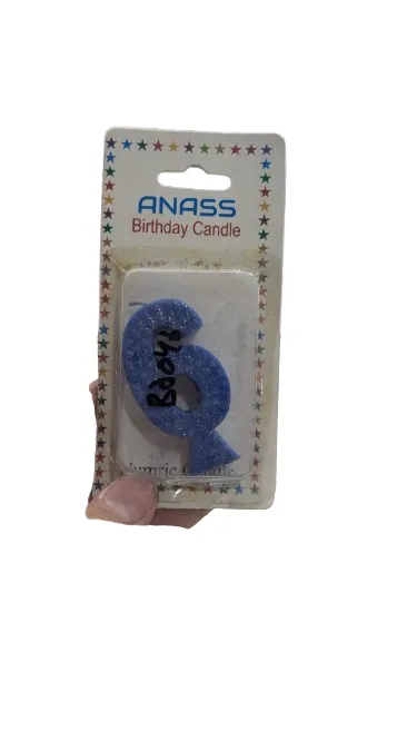 Birthday Celebration Number Candle 6
