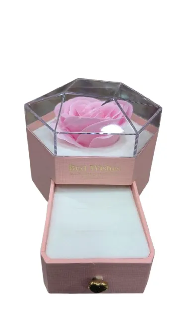 Ring Box Rose Flower Drawer Multi SCYW1