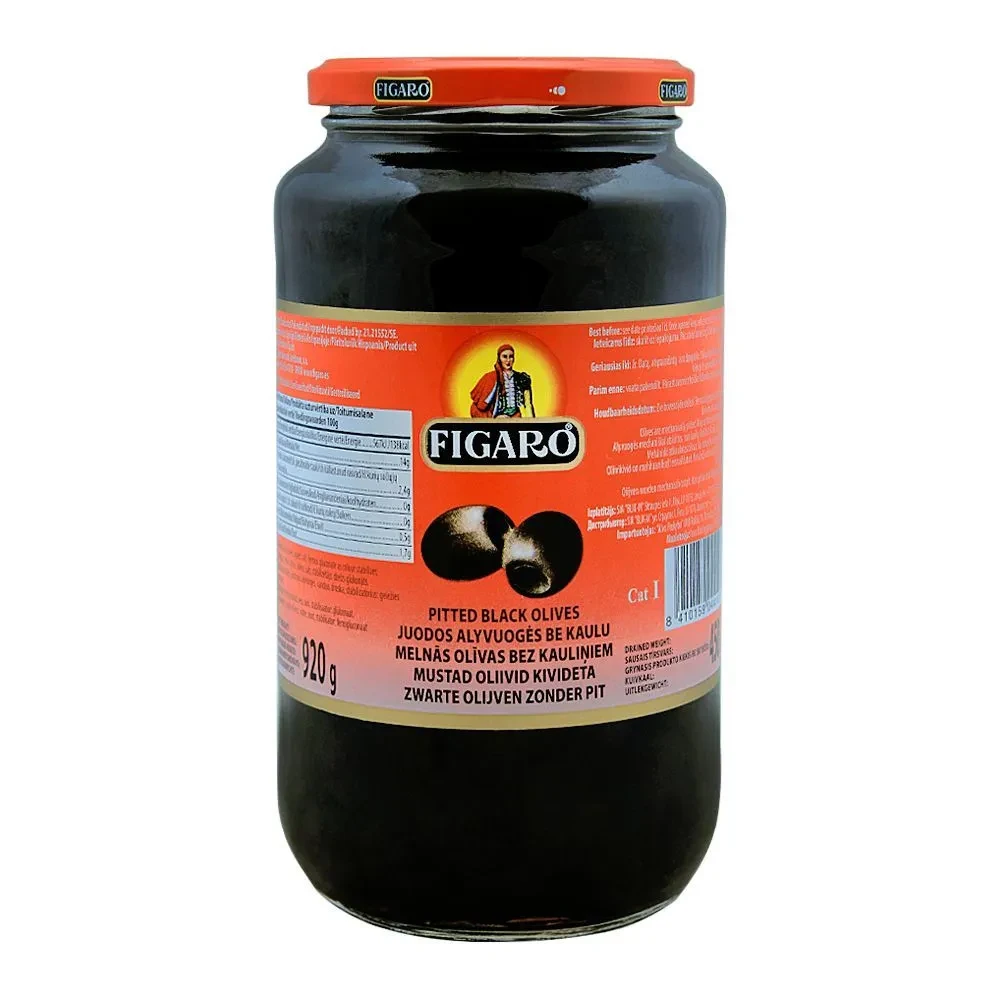 Figaro Olives Black Pitted 920G