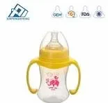PP Feeder Wide Neck Coloured Handle 180ML