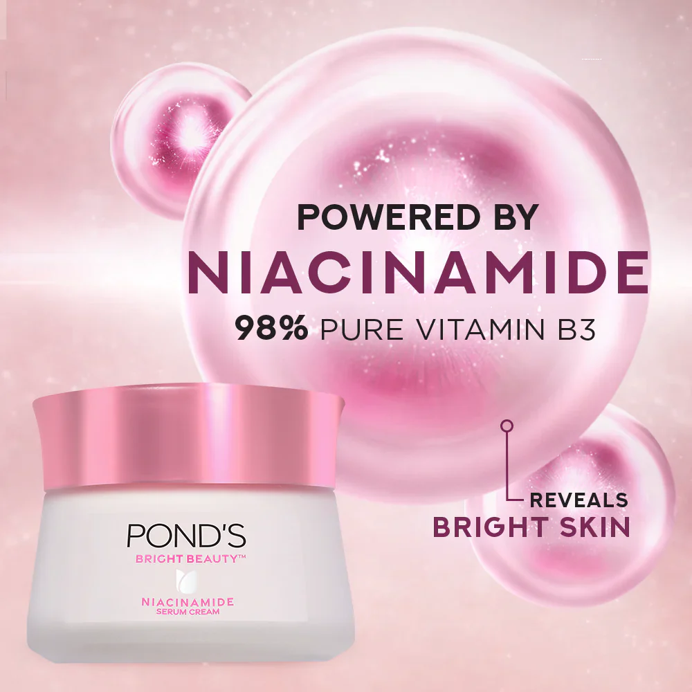 Pond's Cream Bright Beauty Niacinamide India 23G